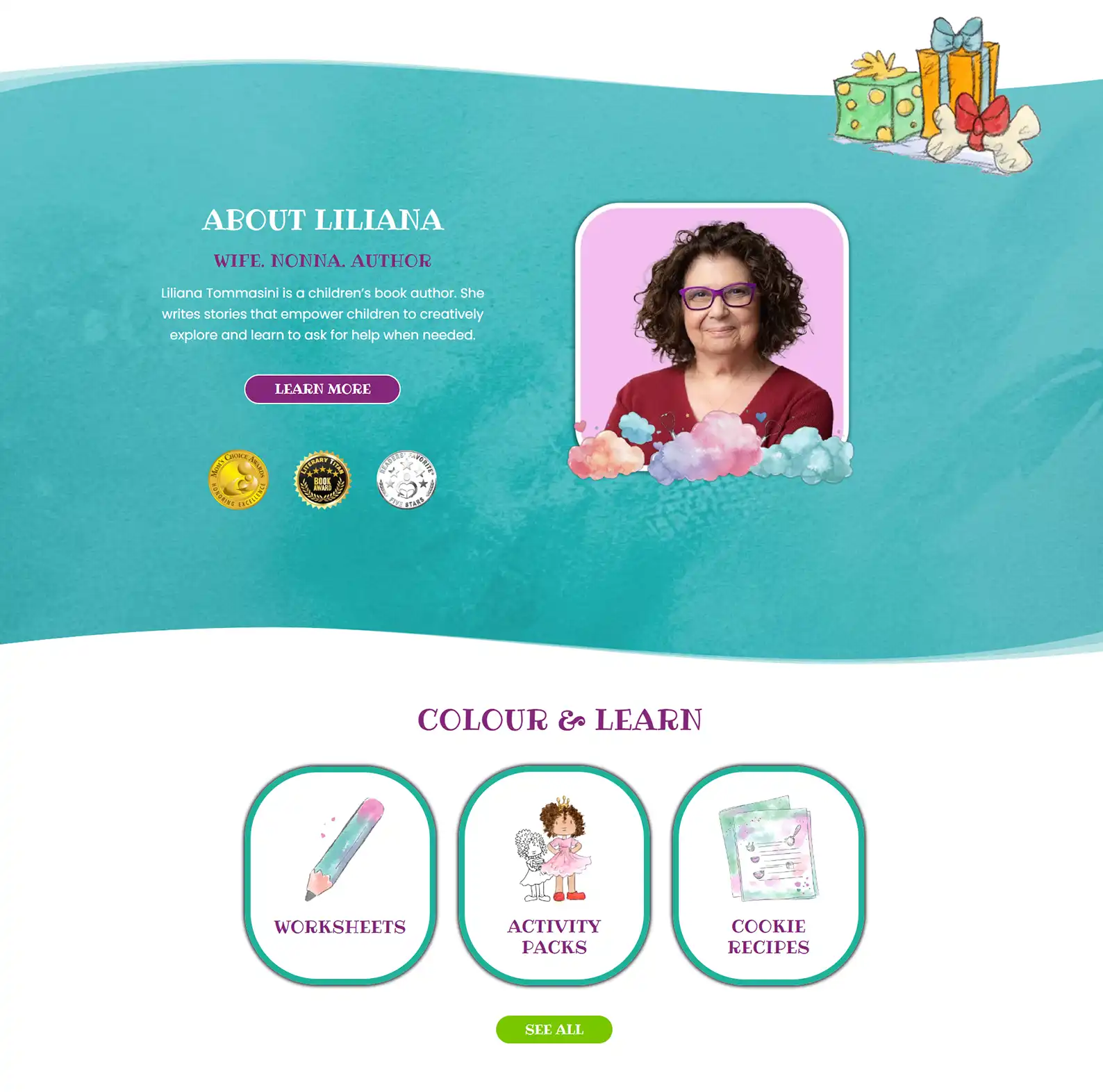 Children’s Book Author Website: Liliana Tommasini 3 Rocket Expansion Case Study Liliana Tommasini Home New 2