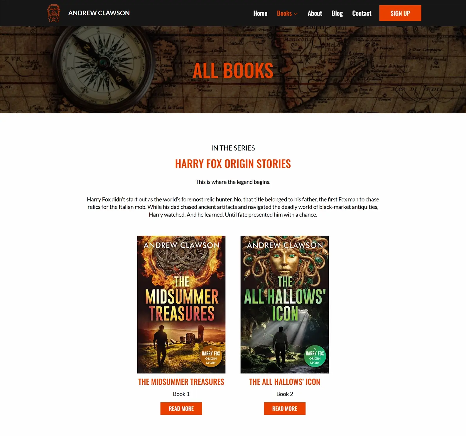 Adventure Author Website: Andrew Clawson 7 2Rocket Expansion Case Study Andrew Clawson Books Overview 1.1