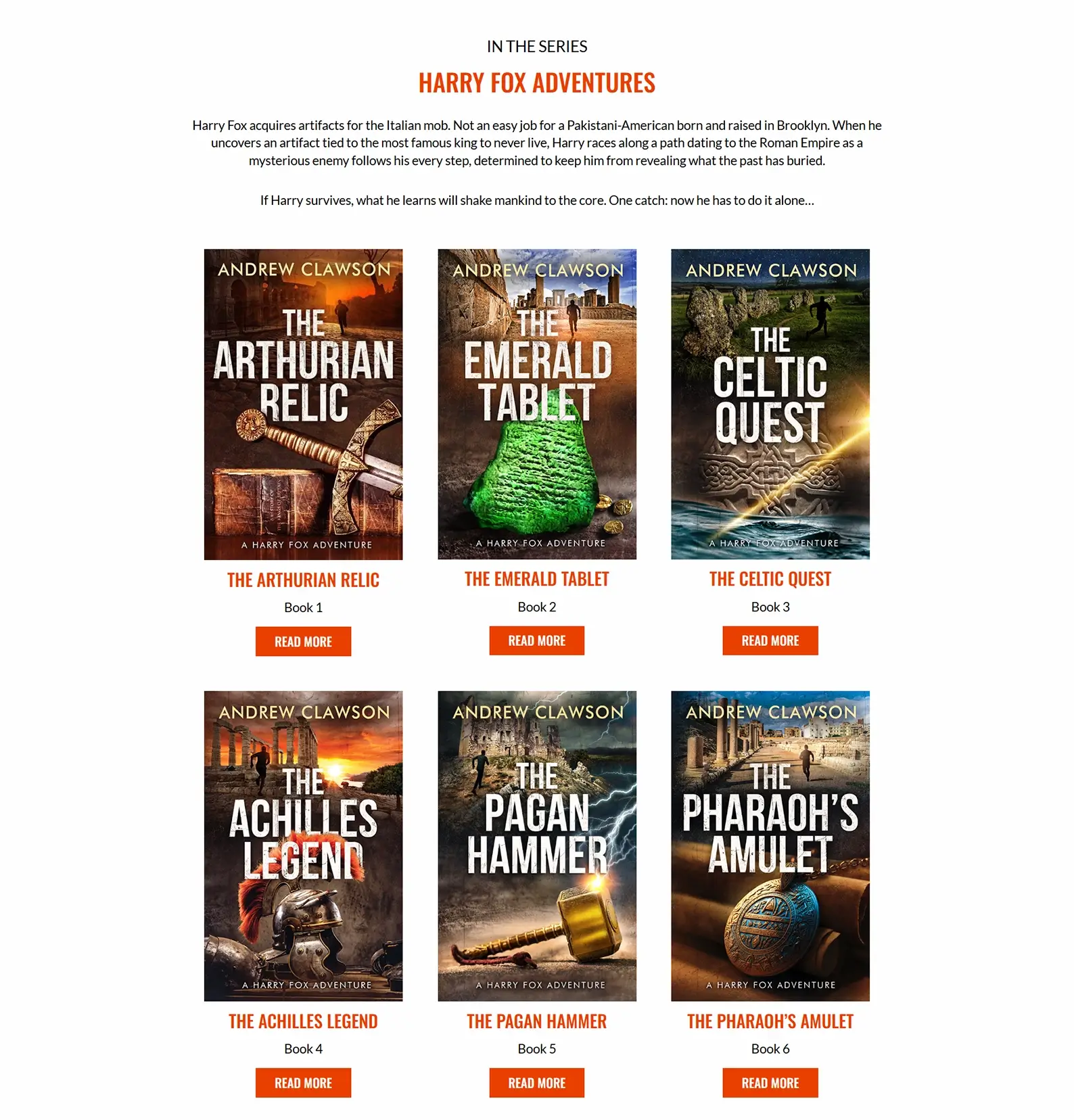 Adventure Author Website: Andrew Clawson 8 2Rocket Expansion Case Study Andrew Clawson Books Overview 2