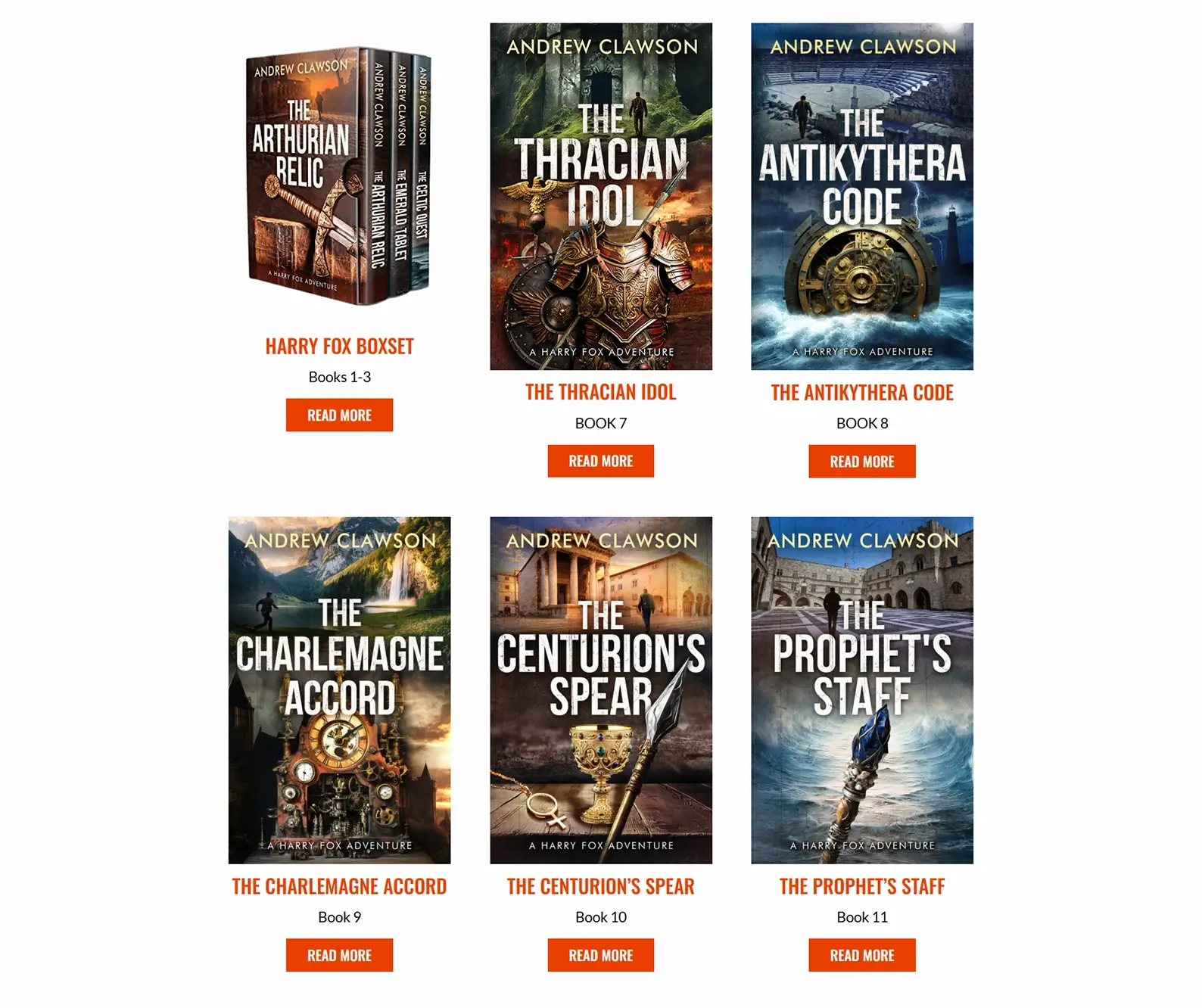 Adventure Author Website: Andrew Clawson 9 2Rocket Expansion Case Study Andrew Clawson Books Overview 3