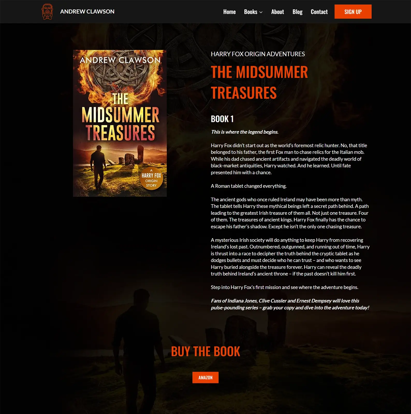 Adventure Author Website: Andrew Clawson 14 2Rocket Expansion Case Study Andrew Clawson Single Book 1 1