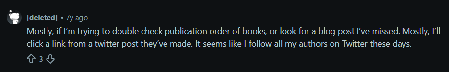 What Readers Want from an Author Website 5 Reddit Order and Twitter