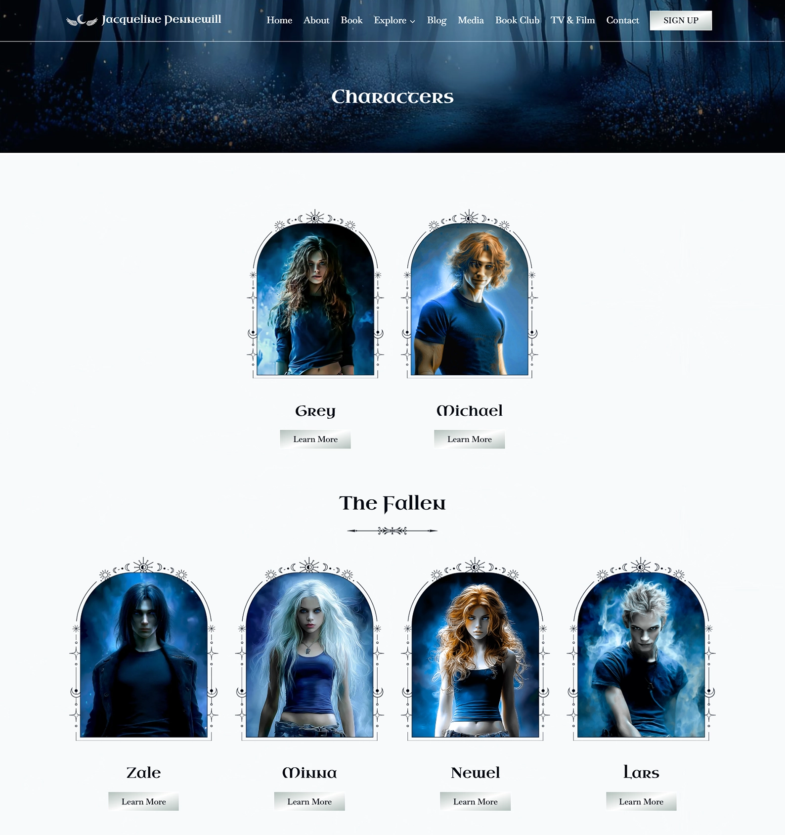 Fantasy Author Website: Jacqueline Pennewill 8 Rocket Expansion Case Studies Jacqueline Pennewill Characters 1
