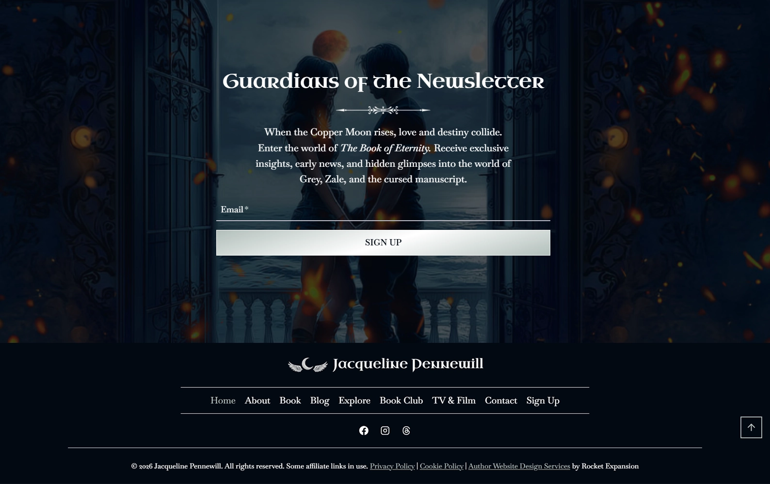 Fantasy Author Website: Jacqueline Pennewill 5 Rocket Expansion Case Studies Jacqueline Pennewill Sign Up
