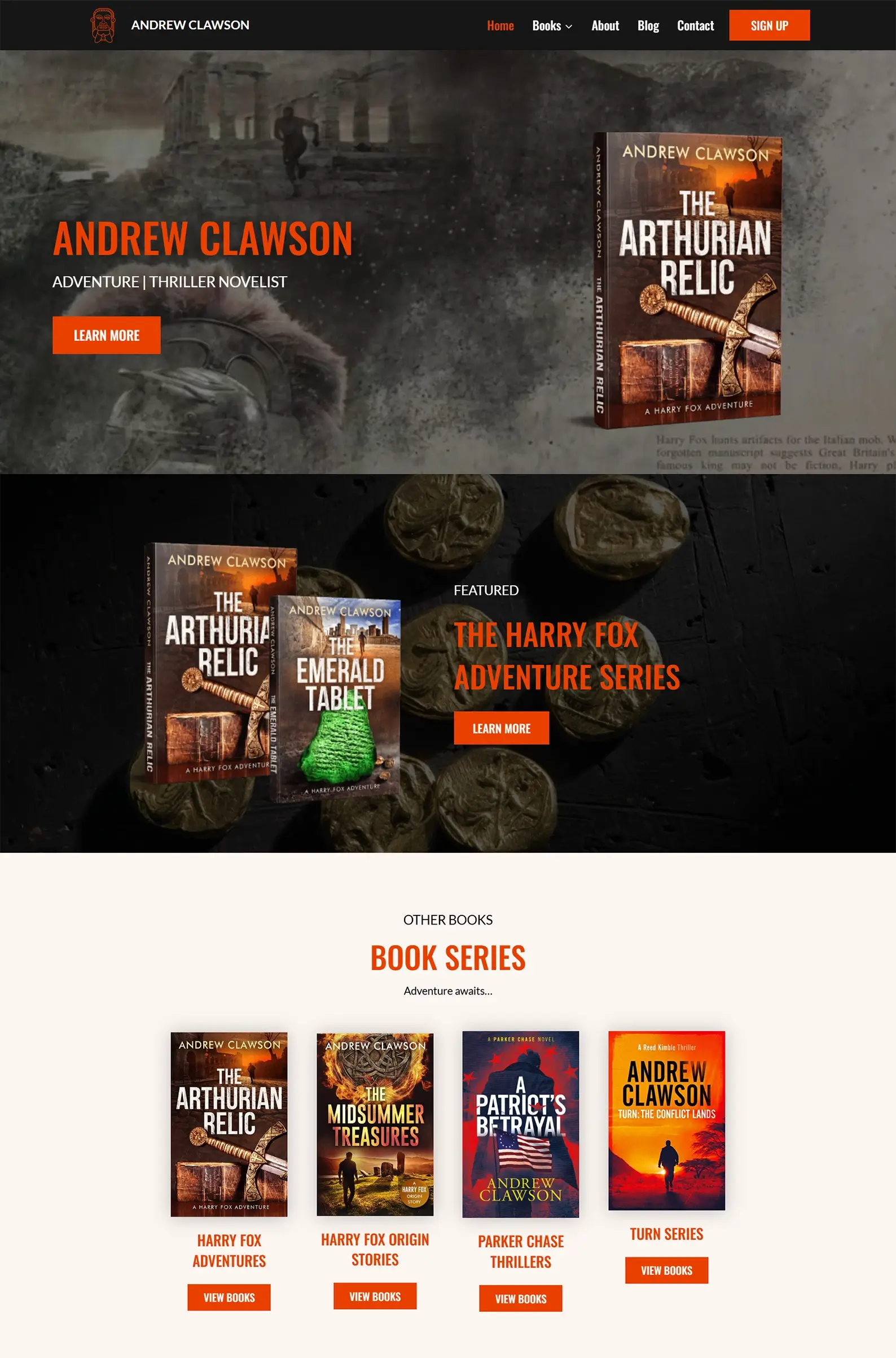 Adventure Author Website: Andrew Clawson 2 Rocket Expansion Case Study Andrew Clawson Home 1 1