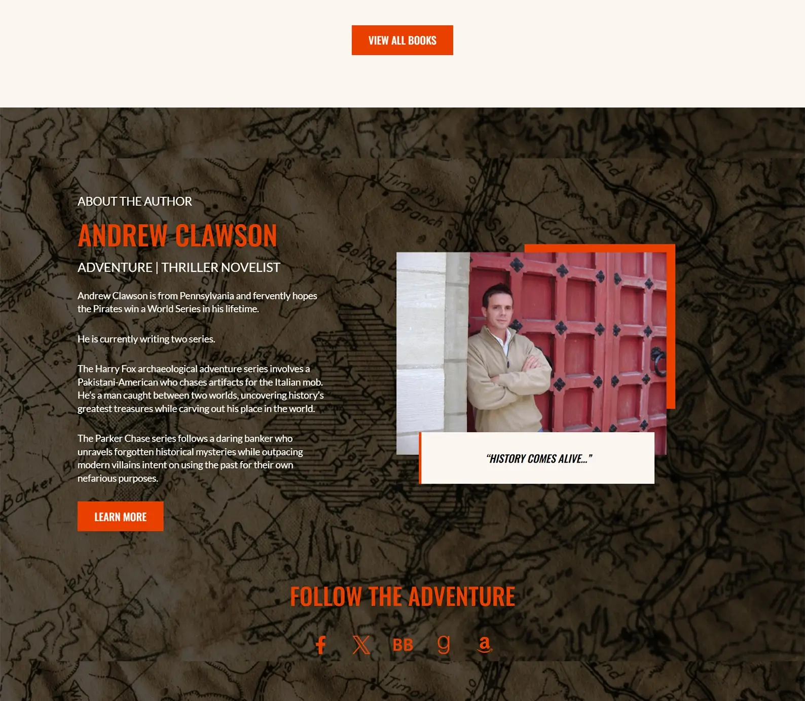 Adventure Author Website: Andrew Clawson 3 Rocket Expansion Case Study Andrew Clawson Home 1.2 1