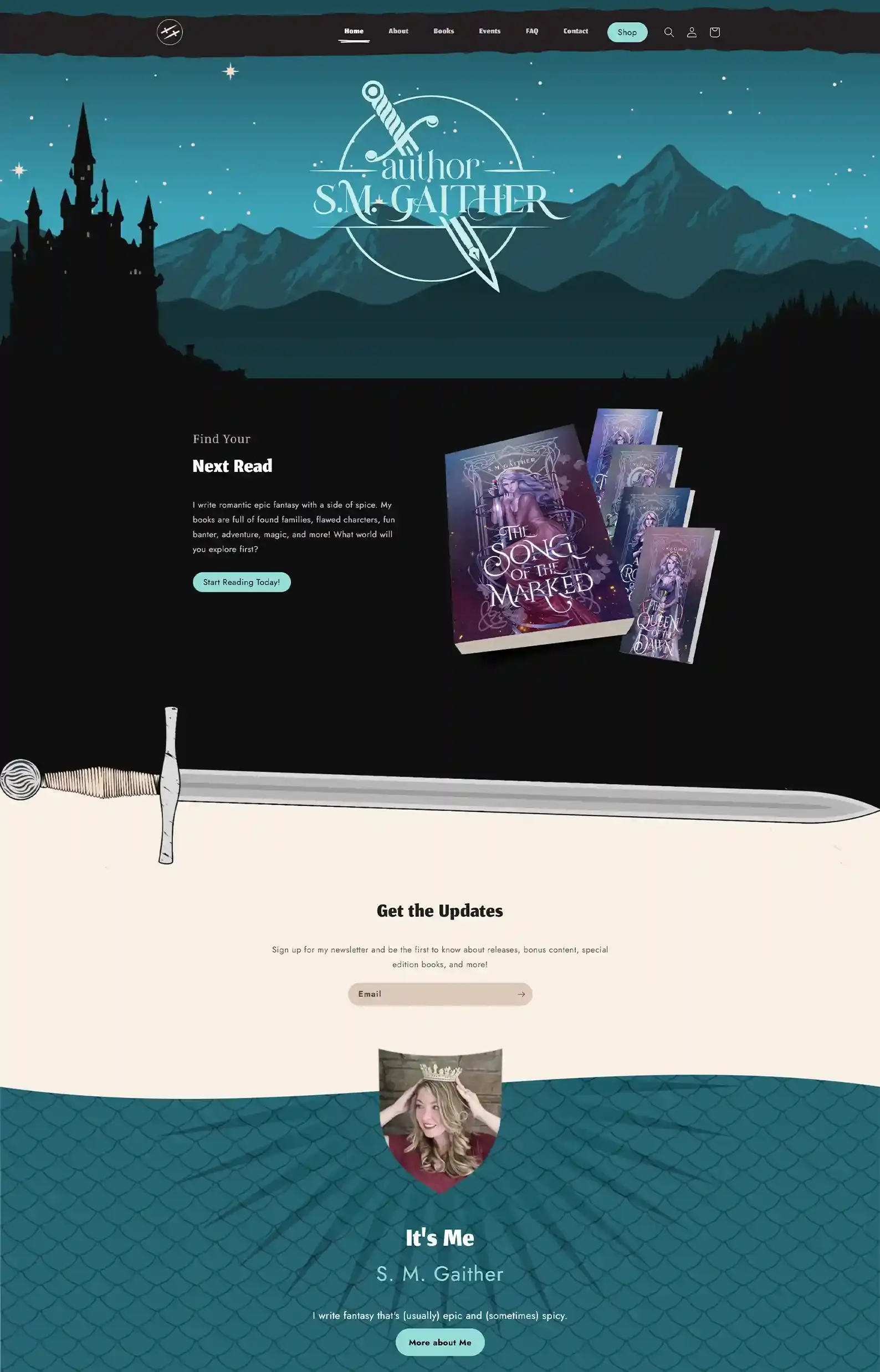 19 Romantasy Author Websites We’re Obsessed With 26 Romantasy Author Websites Blog 17. S.M. Gaithers Website