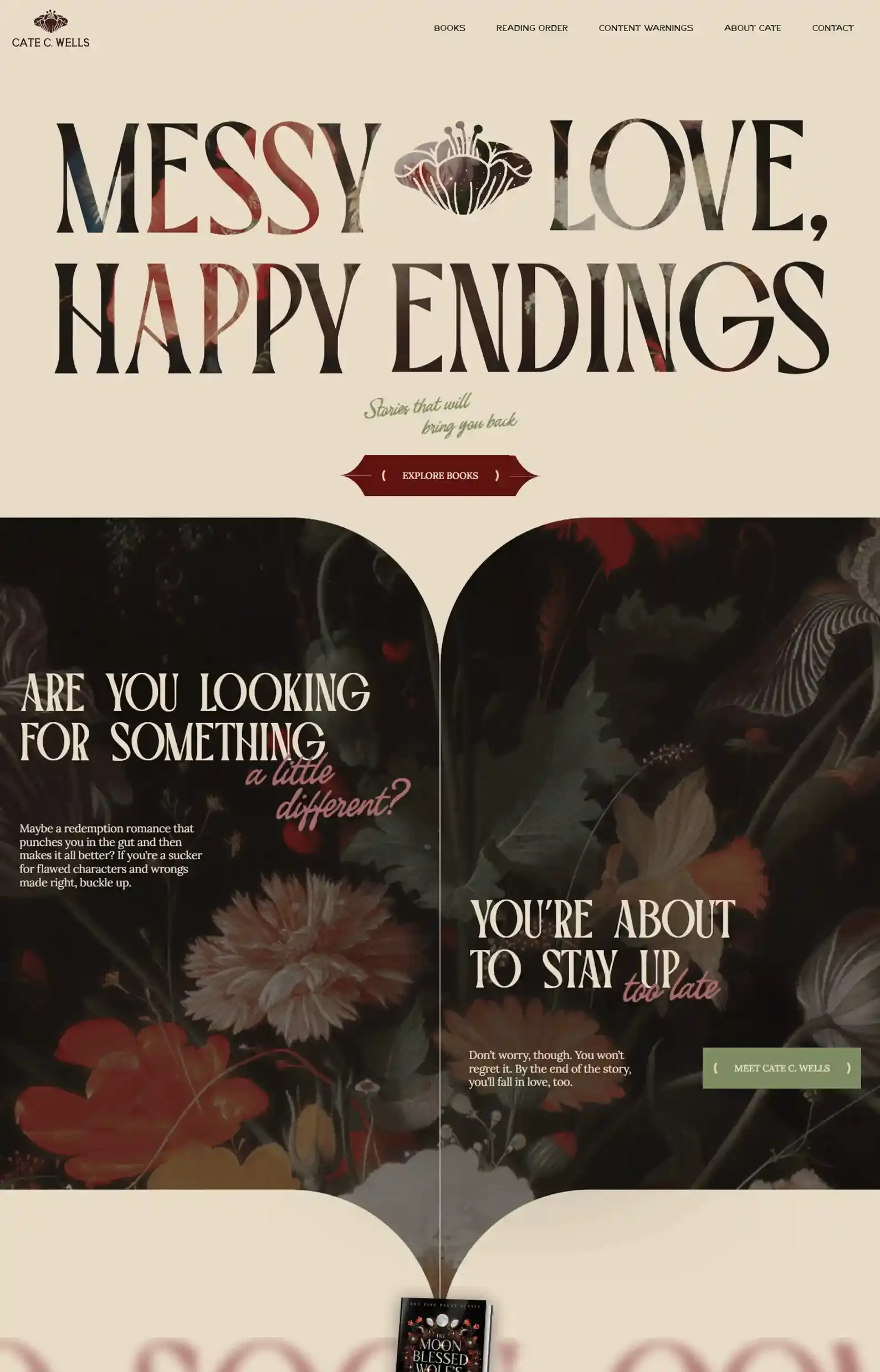 12 Dark Romance Author Websites That Are Sinfully Good 2 Dark Romance Author Websites Cate C Wells
