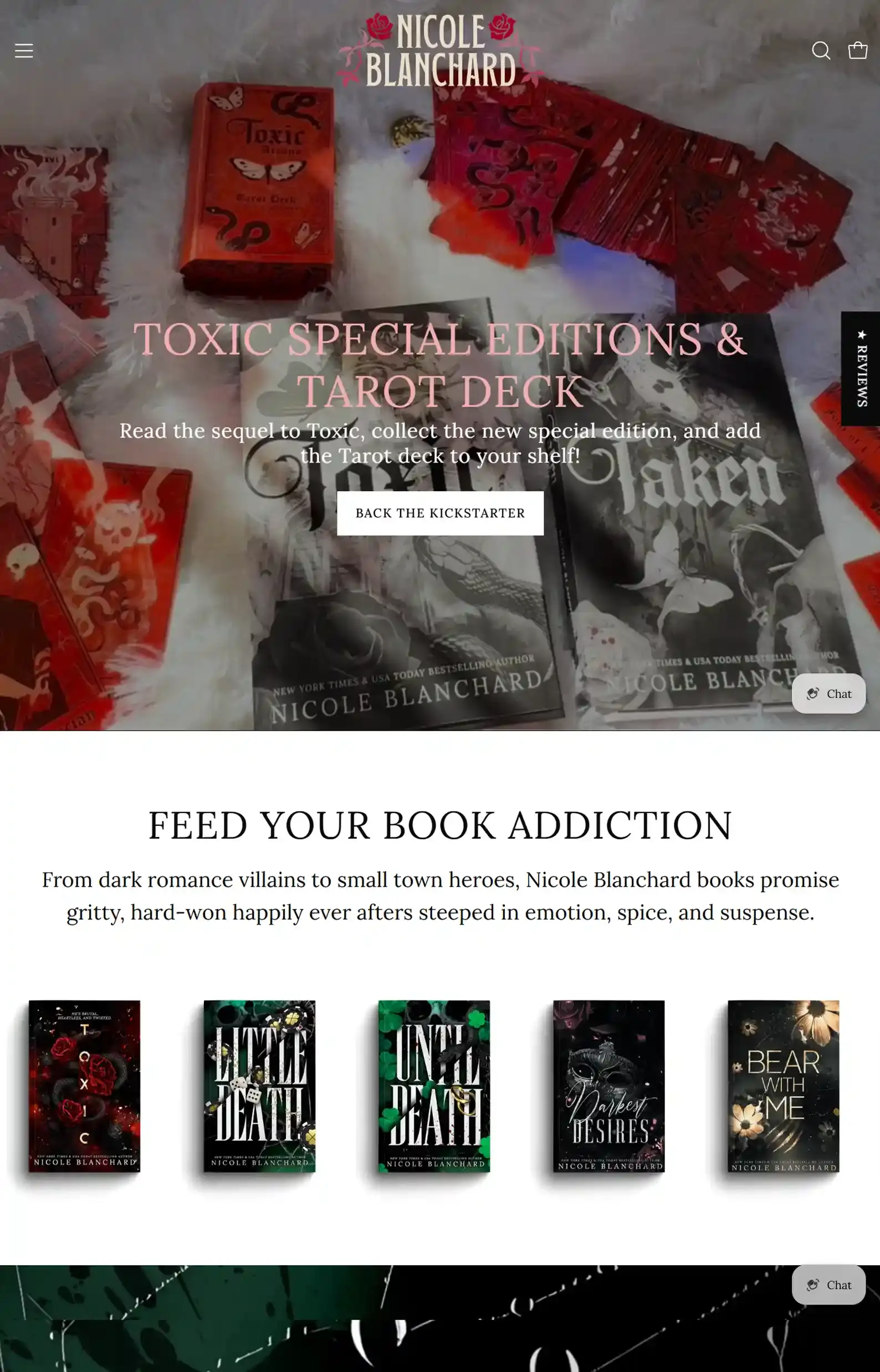12 Dark Romance Author Websites That Are Sinfully Good 4 Dark Romance Author Websites Nicole Blanchard