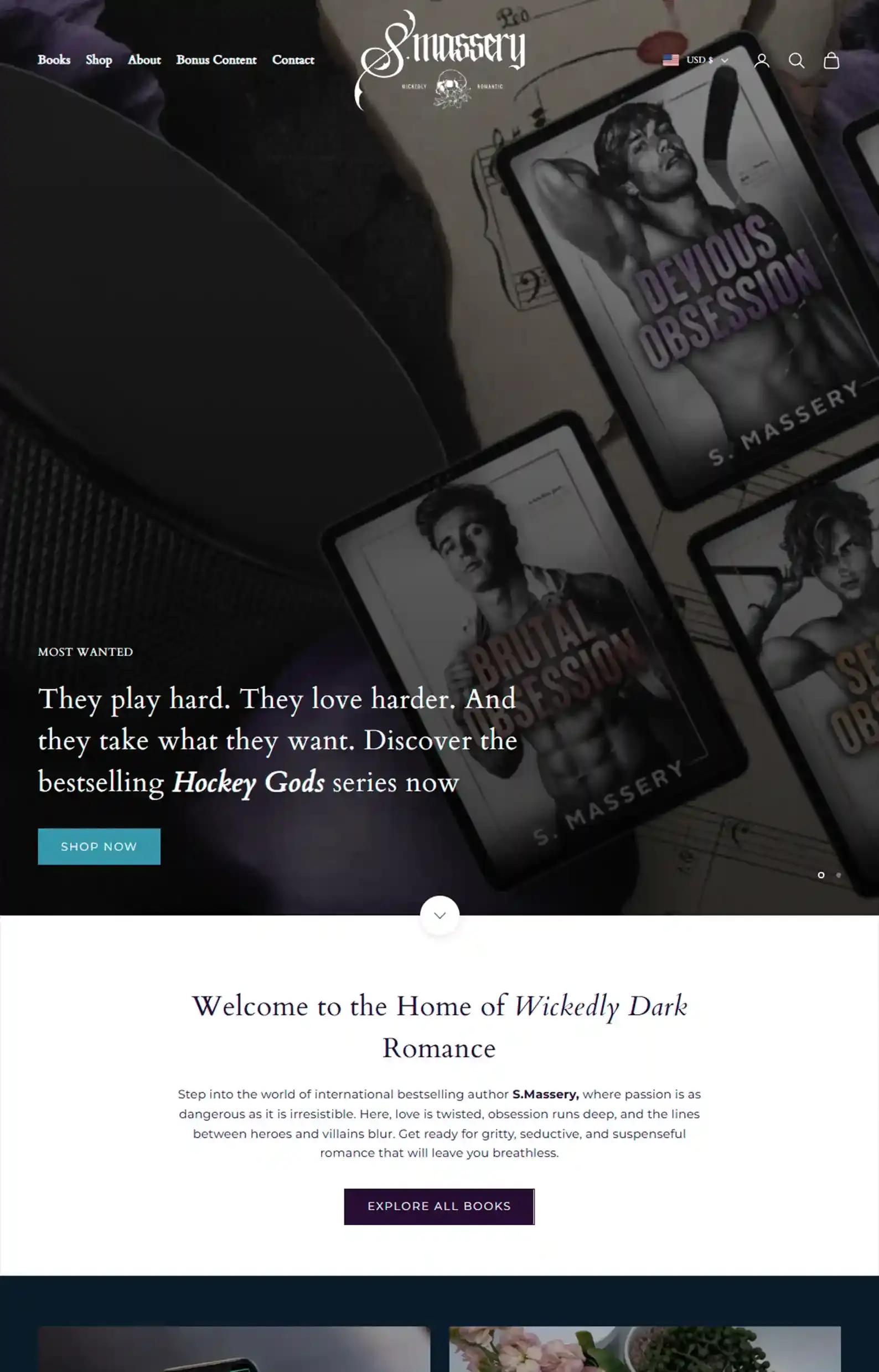 12 Dark Romance Author Websites That Are Sinfully Good 18 Dark Romance Author Websites S. Massery