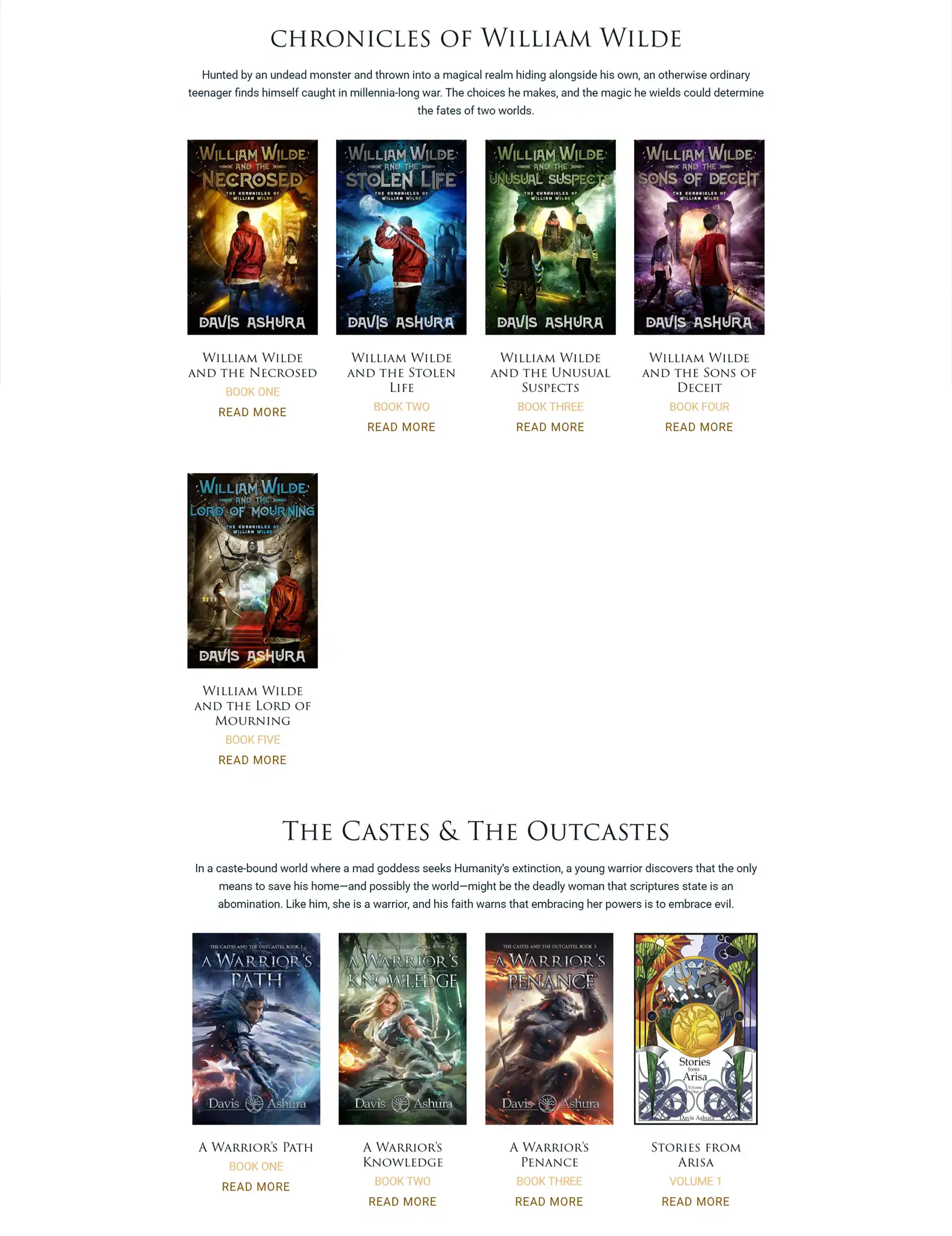 Epic Fantasy Author Website: Davis Ashura 7 Rocket Expansion Case Study Davis Ashura Book Overview 2
