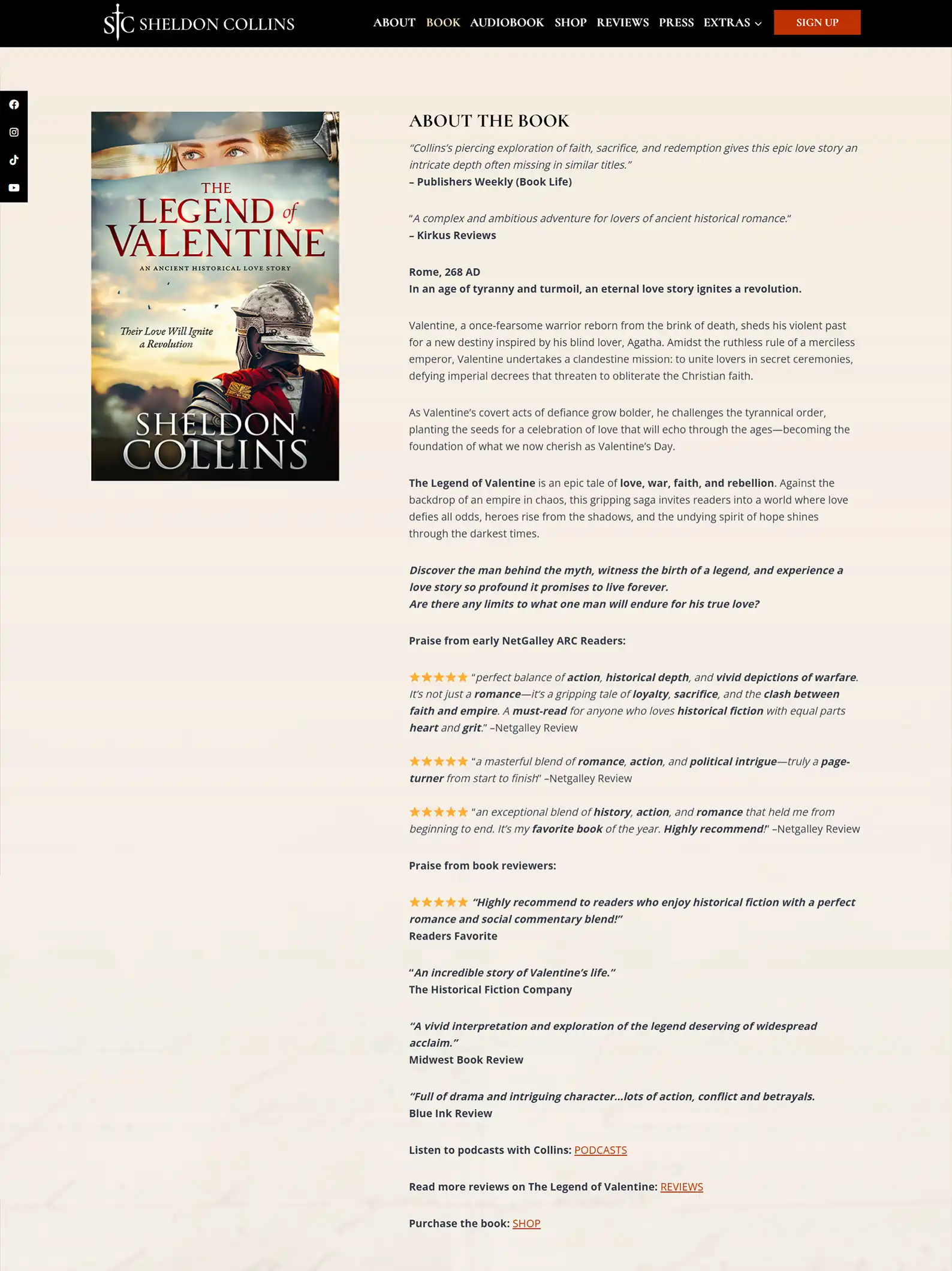 Historical Fiction Website: Sheldon Collins 4 Rocket Expansion Case Study Sheldon Collins Book 1