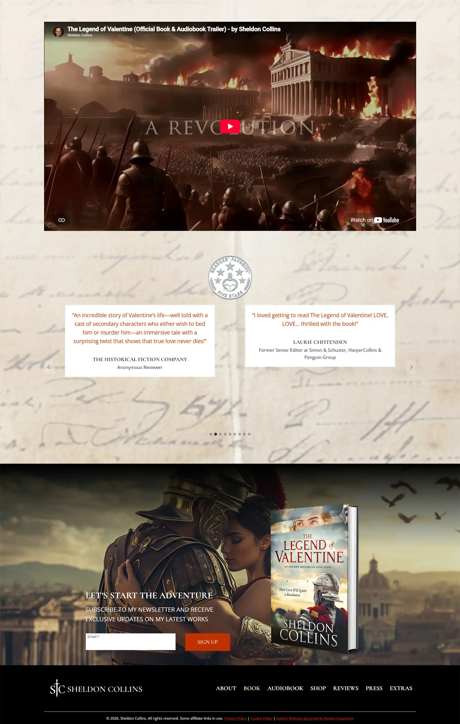 Historical Fiction Website: Sheldon Collins 5 Rocket Expansion Case Study Sheldon Collins Book 2
