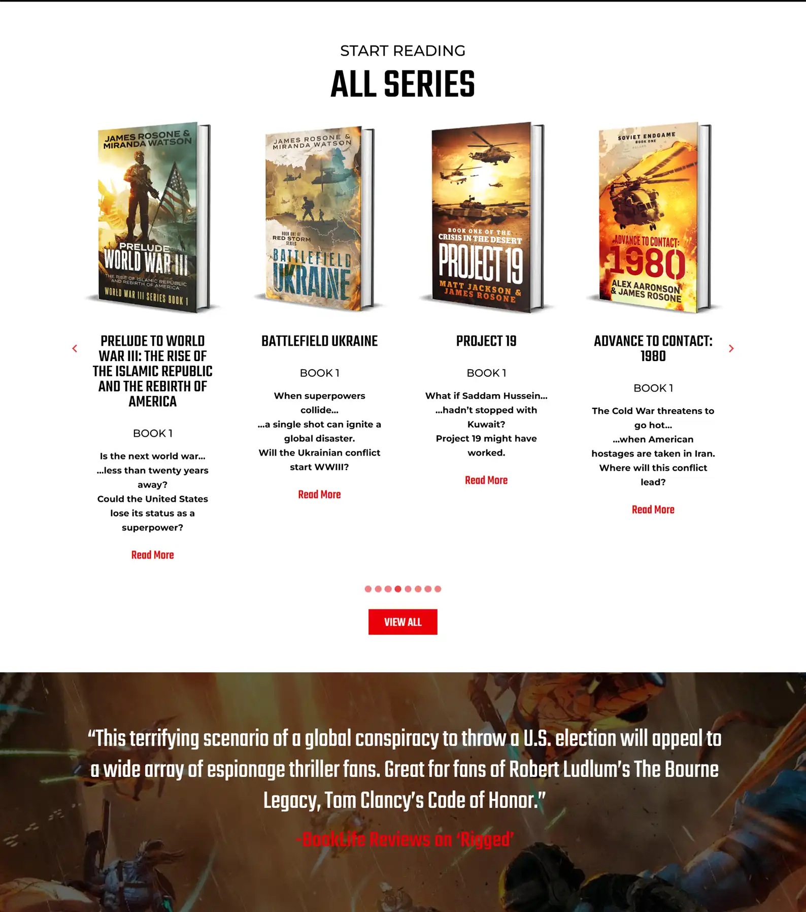 Military Thriller / Science Fiction Author Website: Front Line Publishing 3 2Rocket Expansion Case Study Front Line Publishing Home 2