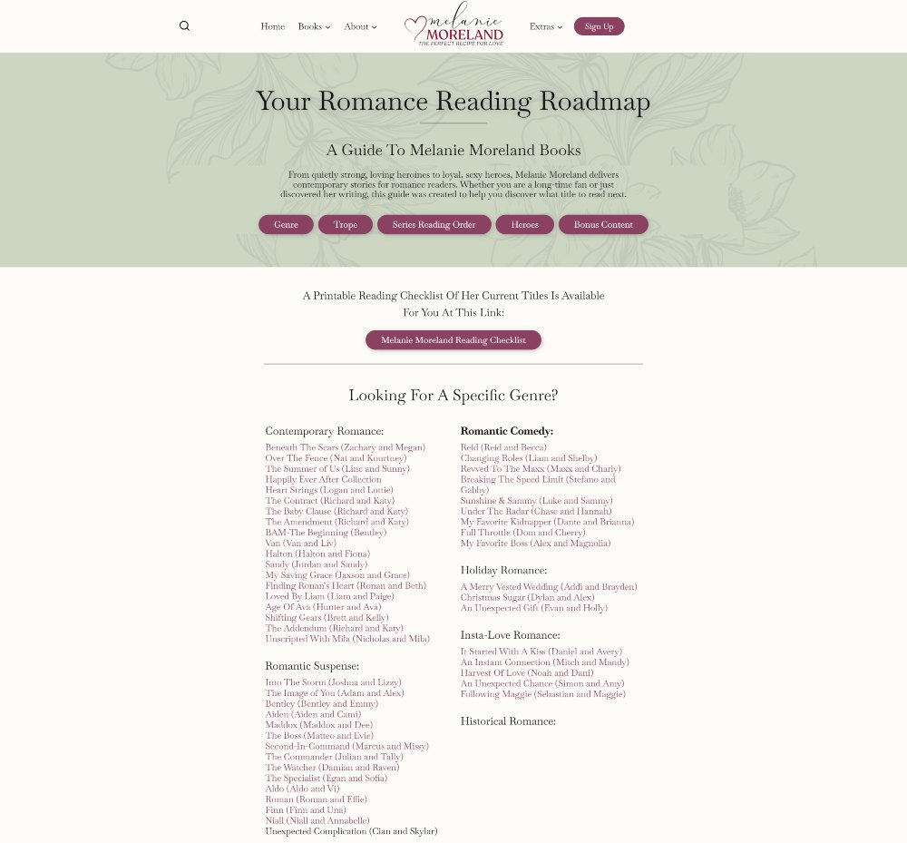 How to Turn Your Author Website Into a Fan Destination 20 Reading Order