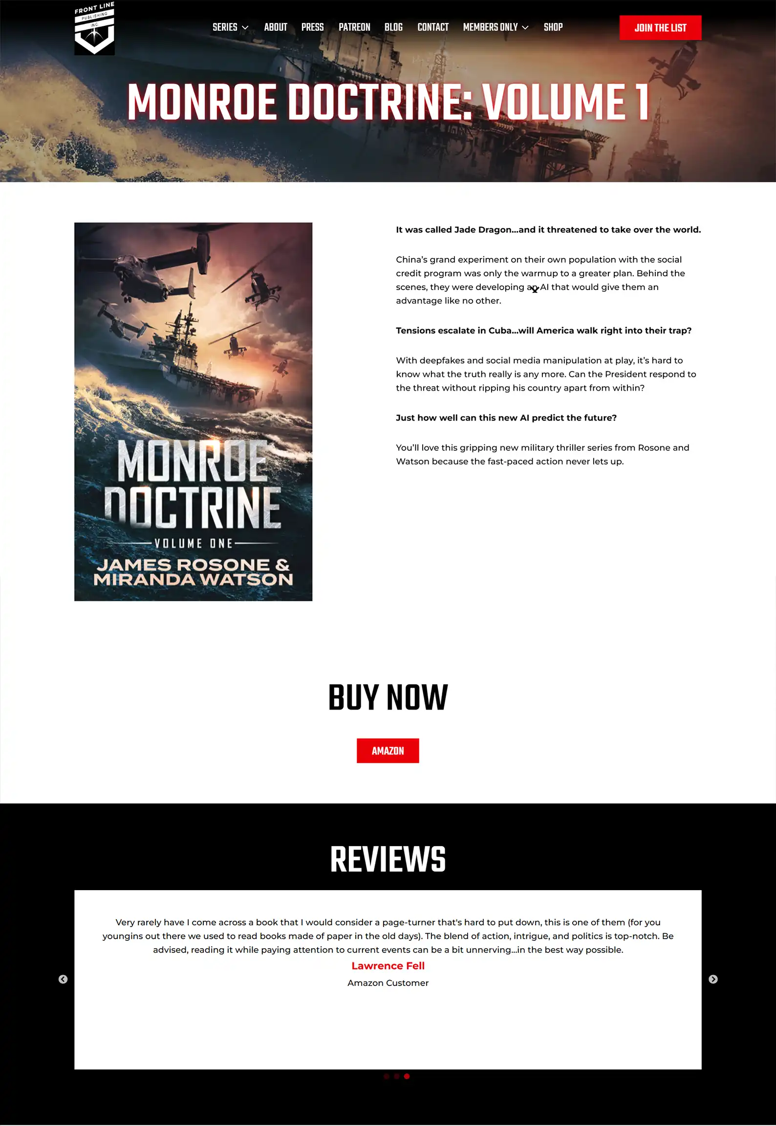 Military Thriller / Science Fiction Author Website: Front Line Publishing 9 Rocket Expansion Case Study Front Line Publishing Book 1